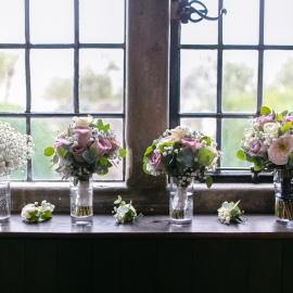 Wedding florist at Lympne castle