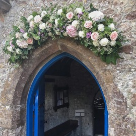 Flowers for Lympne church kent