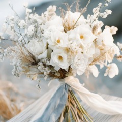 White natural bouquet