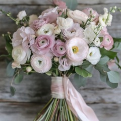 Ranunculus brides flowers