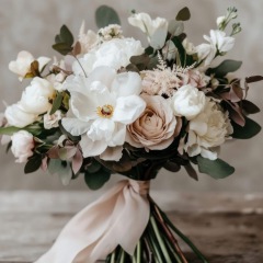 Romantic wedding bouquet