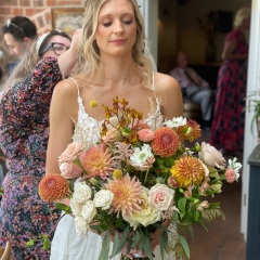 Autumn wedding bouquet 