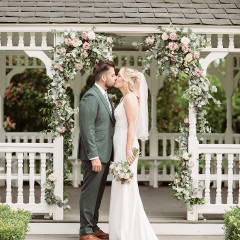 Flowers on Old Kent Barn Gazebo