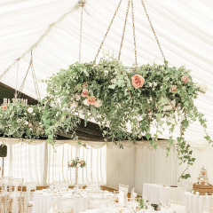 Hanging wedding flowers