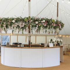 Wedding marquee decor