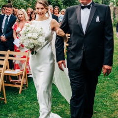 Outsize bridal bouquet