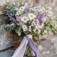 Daisy wedding bouquet