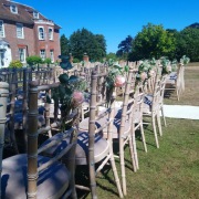 Wedding chair backs